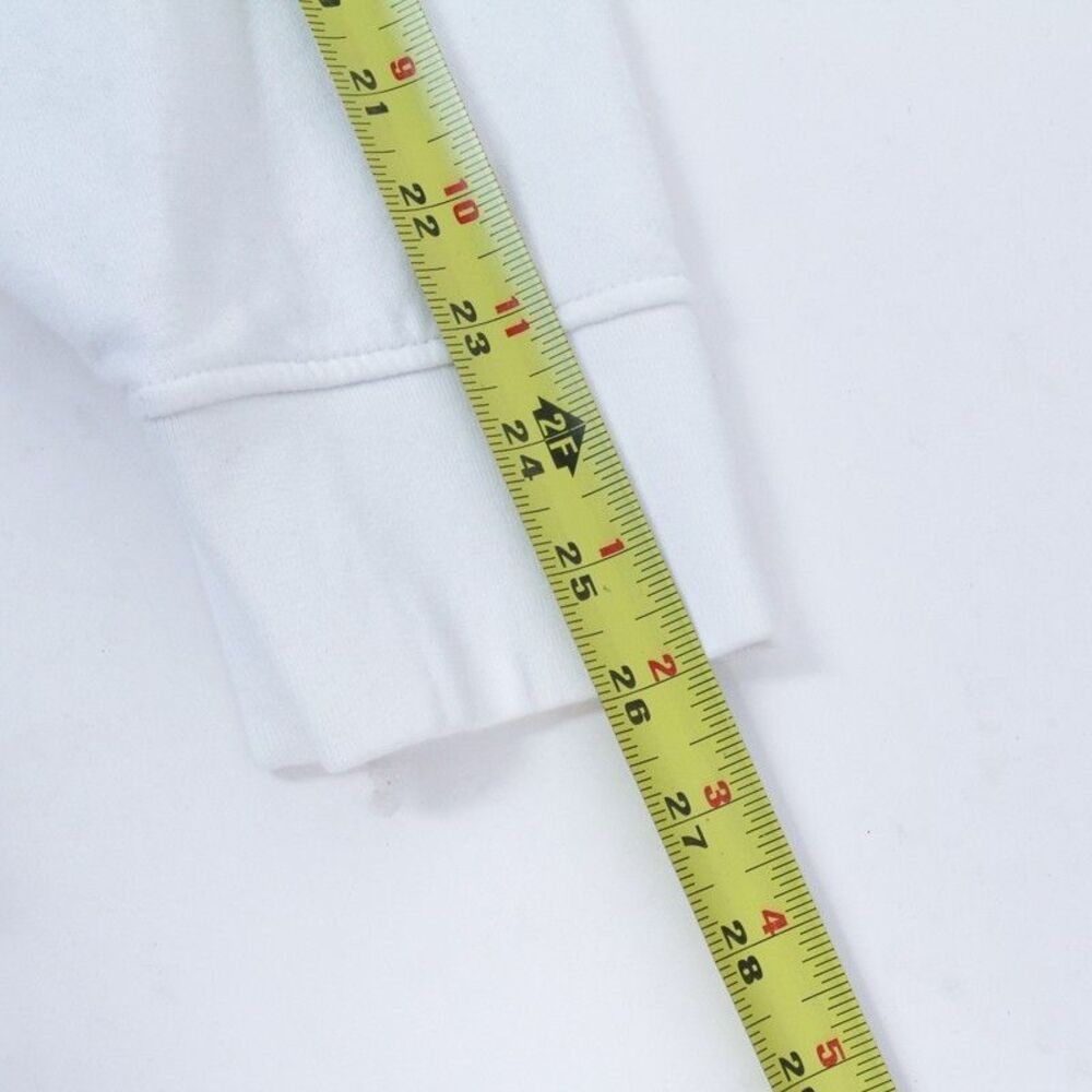 Polo Ralph Lauren Mens Hoodie NWOT White Multi-Graphic Fleece Ribbed Hem & Cuffs - Picture 10 of 11